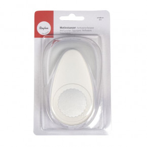 Motivstanzer: Rund mit Zierrand ø 5,08 cm, (2'')