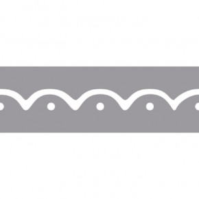 Bordüren-Stanzer - Halbkreise 4x0,4cm, Geeignet für Karton bis 200g/m²