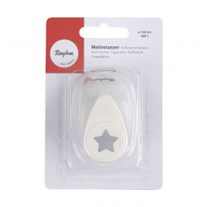 Motivstanzer: Stern, 1,6cm ø (5/8''), SB-Blister 1Stück