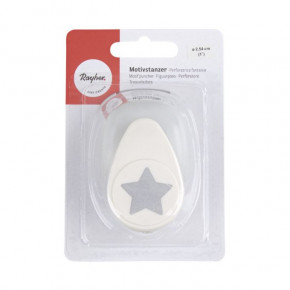 Motivstanzer: Stern, 2,54cm ø (1''), SB-Blister 1Stück