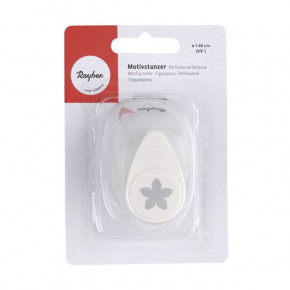 Motivstanzer: Blüte, 1,6cm ø (5/8''), SB-Blister 1Stück