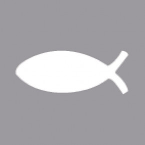 Motivstanzer: Fisch, 3,81cm ø (1 1/2''), SB-Blister 1Stück