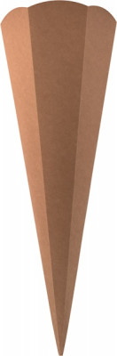 Schultütenrohlinge, stabiler Karton 400g/qm, 6-eckig, 68 cm, Kraftkarton