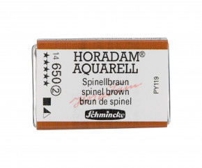 SCHMINCKE HORADAM® Feinste Künstler-Aquarellfarben, Spinellbraun 650, 1/1 Näpfchen