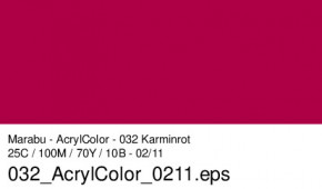 Acryl Color 500 ml Mixed Media-Karminrot