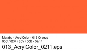 Acryl Color 500 ml Mixed Media-Orange