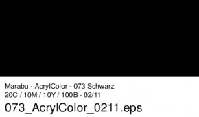 Acryl Color 500 ml Mixed Media-Schwarz