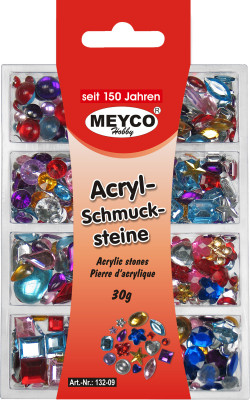 Acryl- Schmucksteine, verspiegelt ca. 30 g