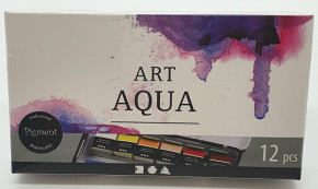 Art Aqua Aquarellkasten, 12 Farben