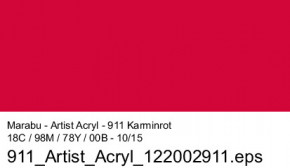 Artist Acryl 22 ml Marabu-Karminrot