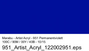 Artist Acryl 22 ml Marabu-Permanentviolett