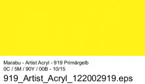 Artist Acryl 22 ml Marabu-Primärgelb