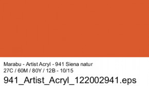 Artist Acryl 22 ml Marabu-Siena natur