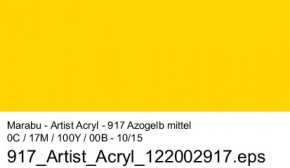 Artist Acryl 75 ml Marabu-Azogelb mittel