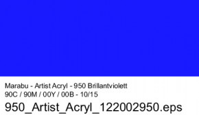 Artist Acryl 75 ml Marabu-Brillantviolett