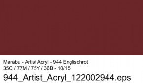 Artist Acryl 75 ml Marabu-Englischrot