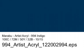 Artist Acryl 75 ml Marabu-Indigo