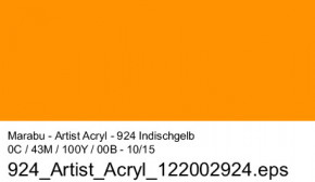 Artist Acryl 75 ml Marabu-Indischgelb