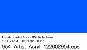 Artist Acryl 75 ml Marabu-Kobaltblau