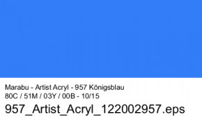 Artist Acryl 75 ml Marabu-Königsblau