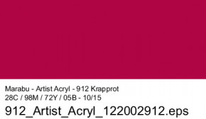Artist Acryl 75 ml Marabu-Krapprot