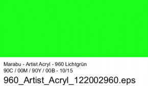 Artist Acryl 75 ml Marabu-Lichtgrün
