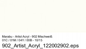 Artist Acryl 75 ml Marabu-Mischweiß