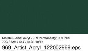 Artist Acryl 75 ml Marabu-Permanentgrün dunkel