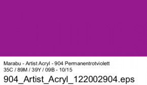 Artist Acryl 75 ml Marabu-Permanentviolett