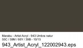 Artist Acryl 75 ml Marabu-Umbra natur