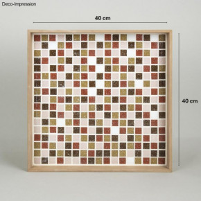 Artdecor Mosaik Mix, natur 2x2cm, ca350Stück, Dose 1kg