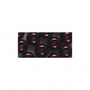 Glas-Großlochradl, verwachst, 9mm Loch 3mm, Dose 14Stück-pflaume
