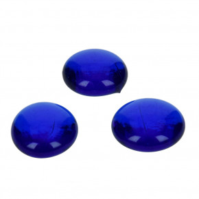 Glas-Nuggets, blau, 18-20mm, 100g