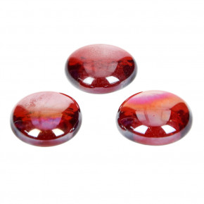 Glas-Nuggets, irisierend, rot, 18-20mm, 100g