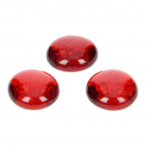 Glas-Nuggets, rot, 18-20mm, 100g