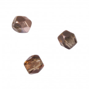 Glas Schliffperle, 3mm ø, 532-nougat
