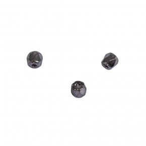 Glas Schliffperle, 3mm ø, 572-anthrazit
