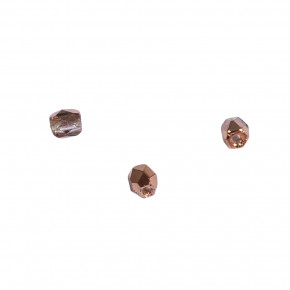 Glas Schliffperle, 3mm ø, 638-kupfer