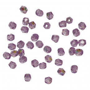 Glas Schliffperle, 3mm ø, 820-amethyst