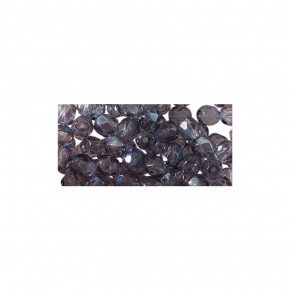 Glas Schliffperle, 4mm ø, 566-blaugrau