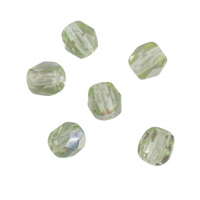 Glas Schliffperle, 4mmø, 835-jaspis
