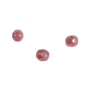 Glas Schliffperle, 6mm ø, 258-rosa
