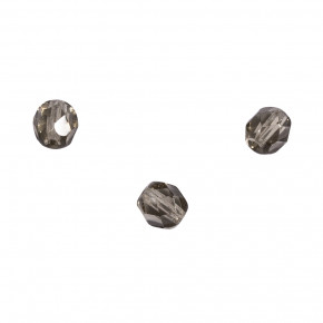 Glas Schliffperle, 6mm ø, 509-taupe