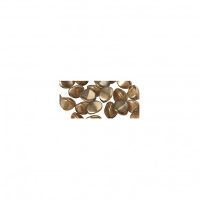 Glasperle-Dreikant,7 mm, Dose 32 Stück-taupe