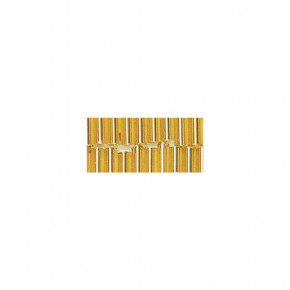 Glasstifte, 7/2 mm, mit Silbereinzug Dose 15g-gold