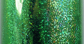 Hologrammfolie, selbstklebend, 0,5 x 1m, grün