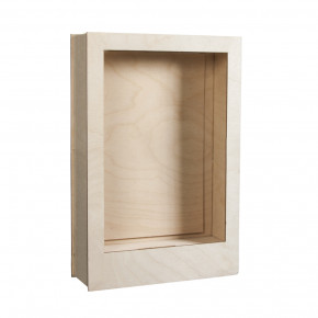 Holzbausatz 3D-Motivrahmen, FSC 100% 20x30x6,6cm, 8-tlg. , Box 1Set, natur