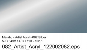 Acryl Color 500 ml Mixed Media-Silber