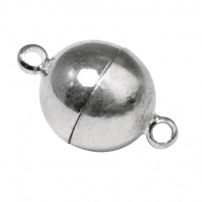 Magnetschließe, extra stark 14mm,silber, SB-Btl 1Stück