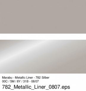 Marabu Candle-Liner 25ml-metallic silber